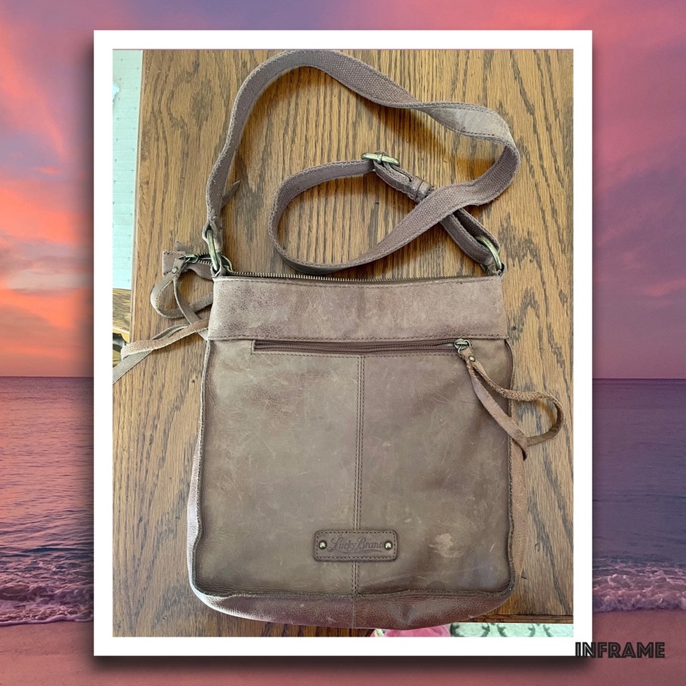 Lucky Brand Crossbody Leather Bag
